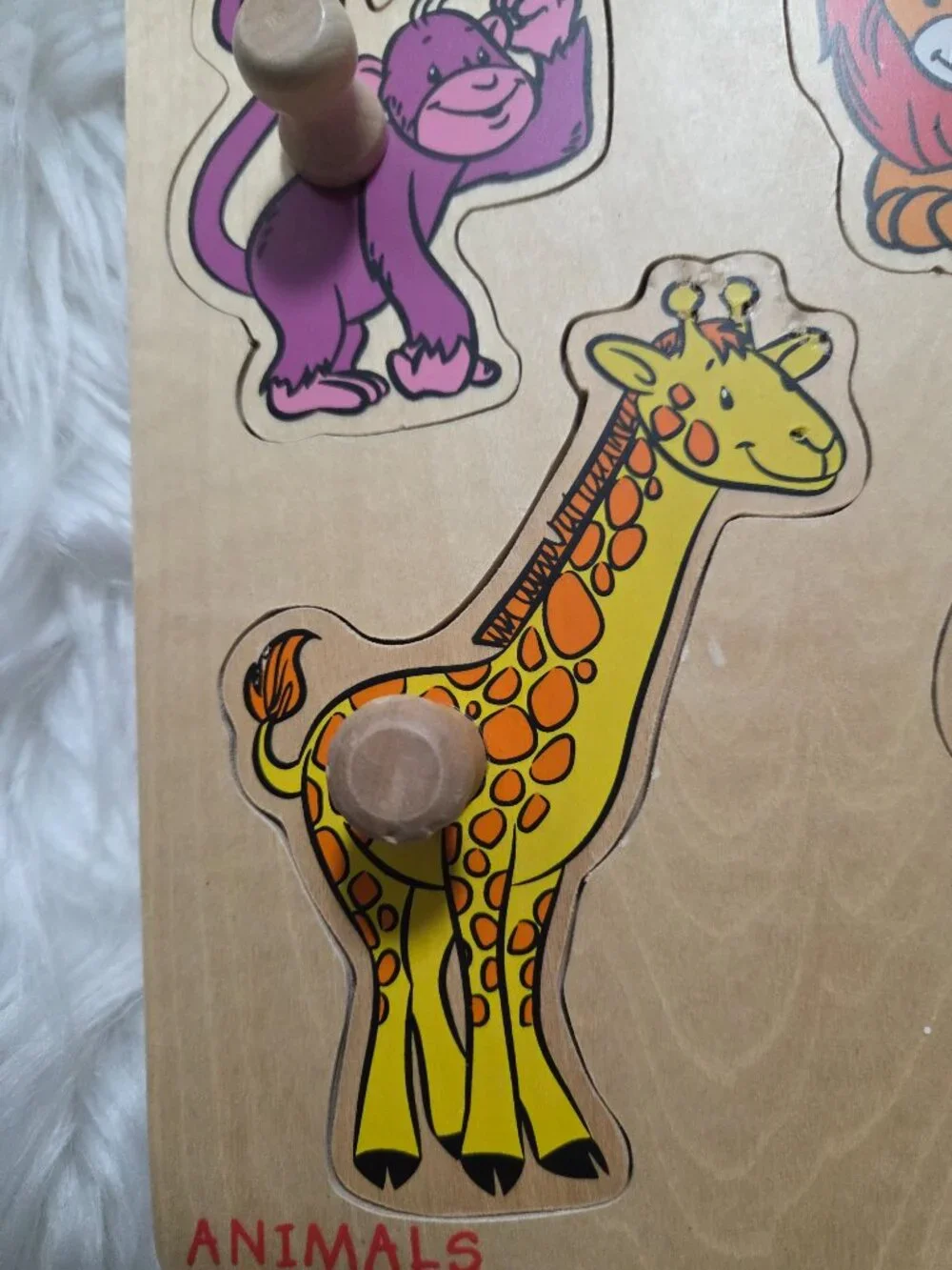 Lakeshore Animal Knob Puzzle